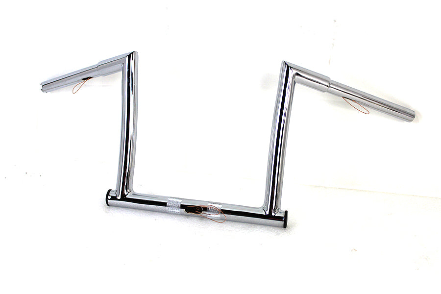MCM 12 inch ChiZeled Z-Bar Handlebar for Harley Davidson FLTR Models by MCM