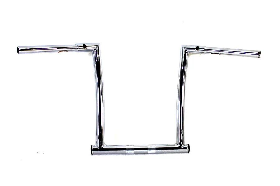 MCM 12 Inch ChiZeled Z-Bar Handlebar for Harley Davidson FLTR Models by MCM