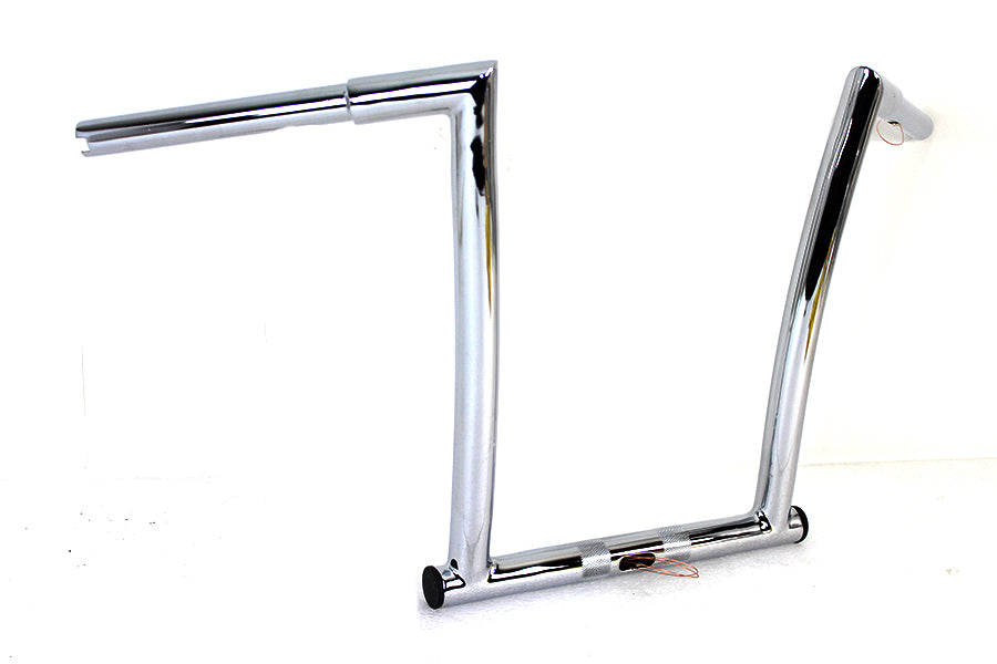 MCM 12 Inch ChiZeled Z-Bar Handlebar for Harley Davidson FLTR Models by MCM