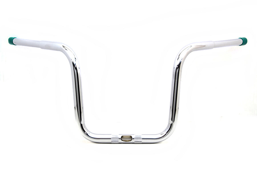 MCM 12 Inch Tall Boy Handlebar Chrome for Harley Davidson FLTR Models by MCM