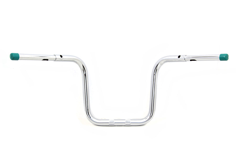 MCM 12 Inch Tall Boy Handlebar Chrome for Harley Davidson FLTR Models by MCM