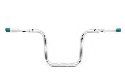 MCM 12 Inch Tall Boy Handlebar Chrome for Harley Davidson FLTR Models by MCM