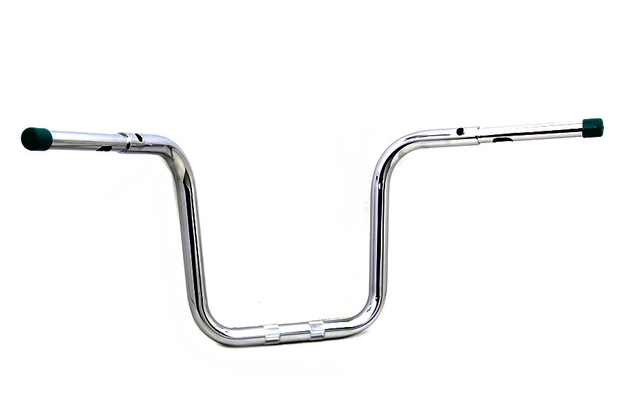 MCM 12 Inch Tall Boy Handlebar Chrome for Harley Davidson FLTR Models by MCM