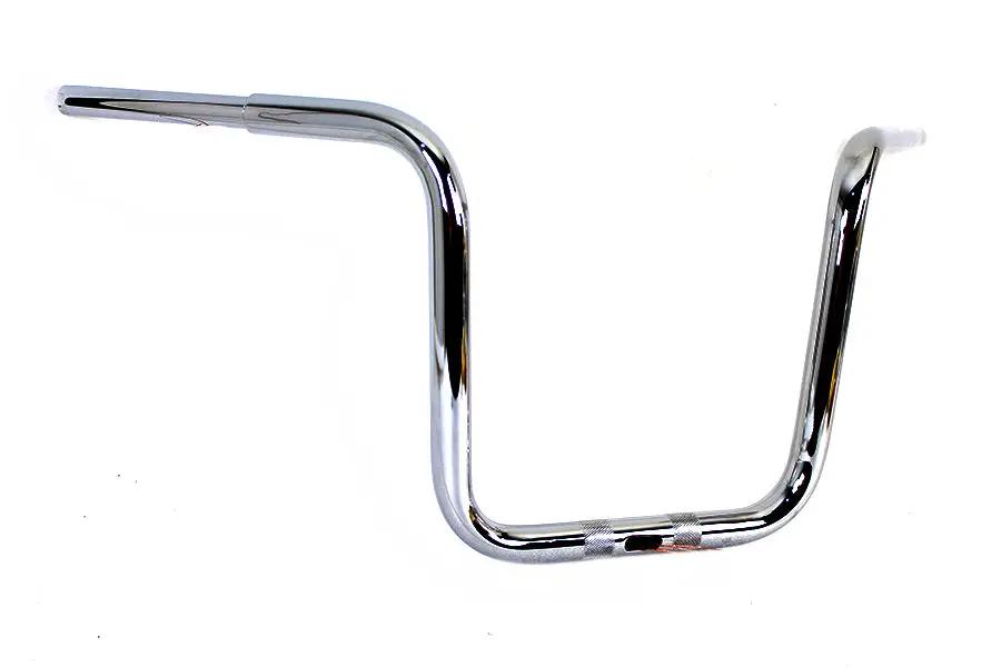 MCM 14 Inch Tall Boy Handlebar Chrome for Harley Davidson FLTR Models by MCM