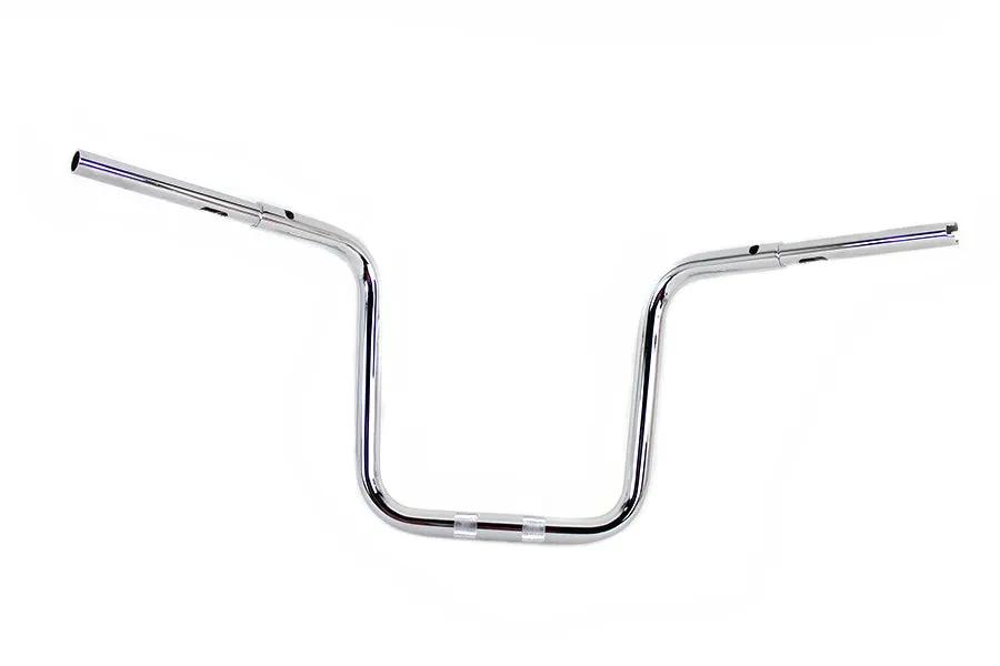 MCM 14 Inch Tall Boy Handlebar Chrome for Harley Davidson FLTR Models by MCM