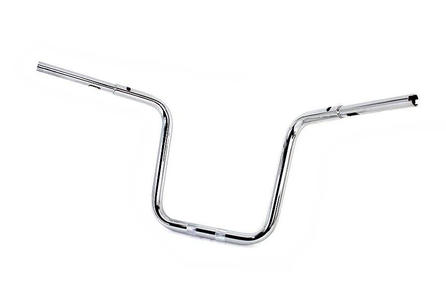 MCM 14 Inch Tall Boy Handlebar Chrome for Harley Davidson FLTR Models by MCM