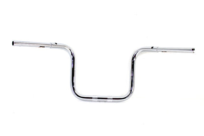 MCM 12 Inch Fat Ape Handlebar with Indents Chrome for Harley Davidson FLTR (2015-2024) by MCM