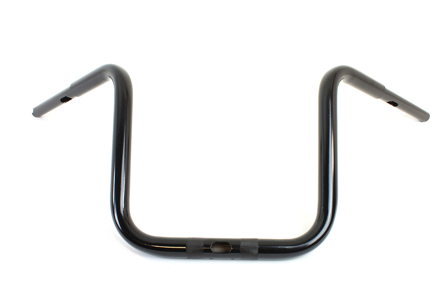 MCM 12 Inch Tall Boy Handlebar for Harley Davidson FLTR Models - Black, Part Number 20271B by MCM