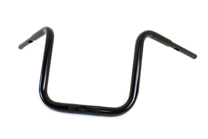 MCM 12 Inch Tall Boy Handlebar for Harley Davidson FLTR Models - Black, Part Number 20271B by MCM