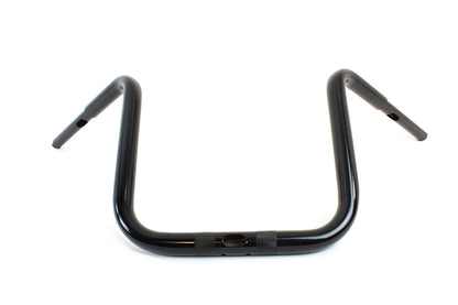 MCM 12 Inch Tall Boy Handlebar for Harley Davidson FLTR Models - Black, Part Number 20271B by MCM