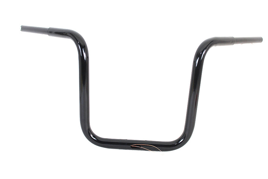 MCM 14 Inch Tall Boy Handlebar for Harley Davidson FLTR - Black by MCM