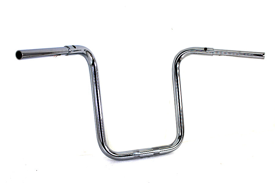 MCM 14 Inch Tall Boy Handlebar for Harley Davidson FLTR - Black by MCM