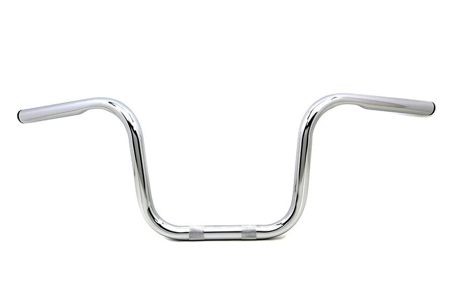 MCM 8.5 Inch Mini Ape Hanger Handlebar with Indents for Harley Davidson XL Models by MCM