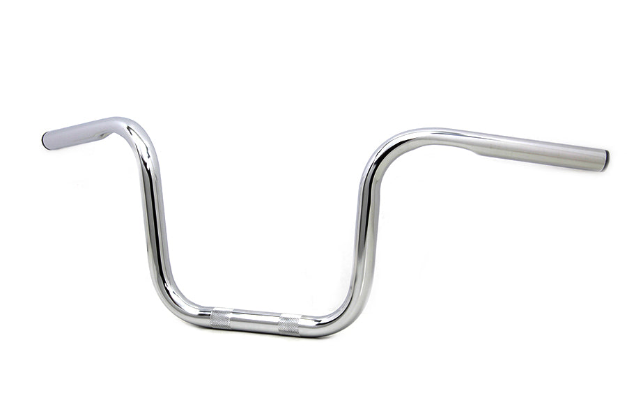 MCM 8.5 Inch Mini Ape Hanger Handlebar with Indents for Harley Davidson XL Models by MCM