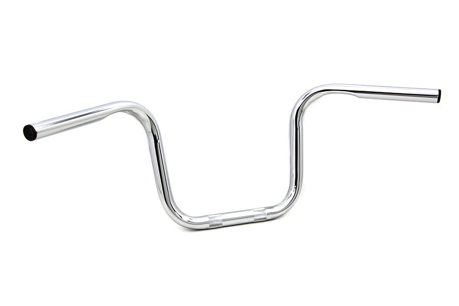 MCM 8.5 Inch Mini Ape Hanger Handlebar with Indents for Harley Davidson XL Models by MCM
