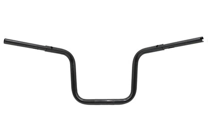 Ultima 12 Inch Tall Boy Handlebar Black for Harley Davidson FLTR by Ultima