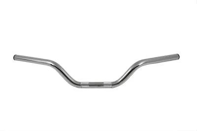 MCM 4-1/2 inch Replica Chrome Handlebar with Indents for Harley Davidson 1982-1985 FL, FX, XL Models by MCM