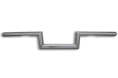 MCM 25-0418 Chrome 4 Inch Z Handlebar with Indents for Harley Davidson Motorcycles by MCM