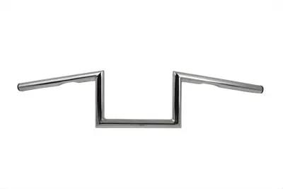 MCM 5-1/2 inch Z Handlebar with Indents Chrome for Harley Davidson Motorcycles by MCM