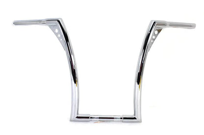 MCM 17 Inch Chrome Z-Bar Handlebar with Indents for Harley Davidson - Part 20245 by MCM