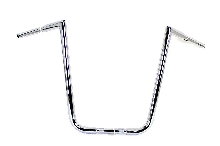 MCM 18 Inch Ape Hanger Z Handlebar Chrome for Harley Davidson FLTR Models by MCM
