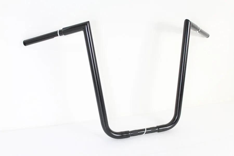 MCM 096829 18 inch Ape Hanger Z Handlebar for Harley Davidson FLTR - Black by MCM
