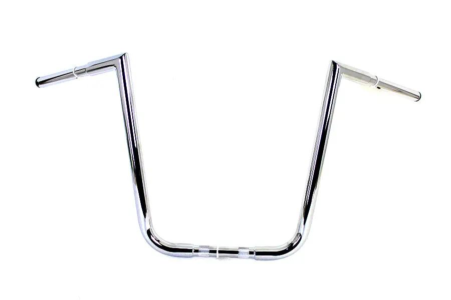 MCM 16 Inch Ape Hanger Z Handlebar Chrome for Harley Davidson FLTR Models by MCM
