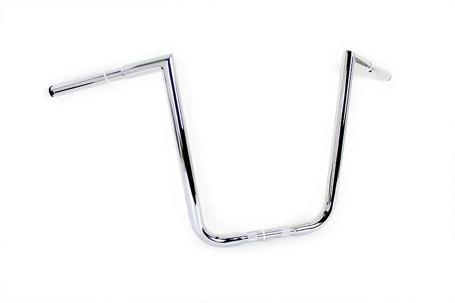 MCM 16 Inch Ape Hanger Z Handlebar Chrome for Harley Davidson FLTR Models by MCM
