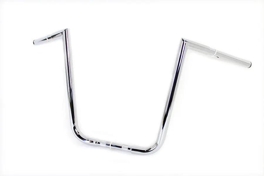 MCM 16 Inch Ape Hanger Z Handlebar Chrome for Harley Davidson FLTR Models by MCM
