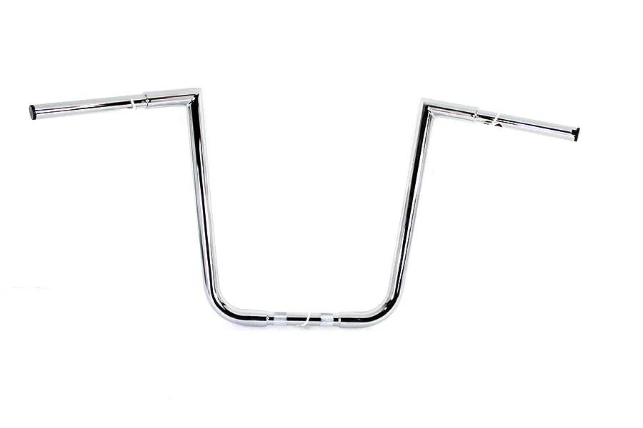 MCM 16 Inch Ape Hanger Z Handlebar Chrome for Harley Davidson FLTR Models by MCM