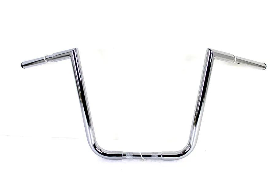 MCM 14 Inch Ape Hanger Z Handlebar Chrome for Harley Davidson FLTR Models by MCM