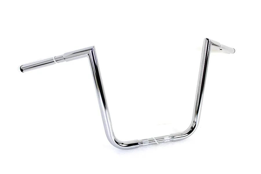 MCM 14 Inch Ape Hanger Z Handlebar Chrome for Harley Davidson FLTR Models by MCM
