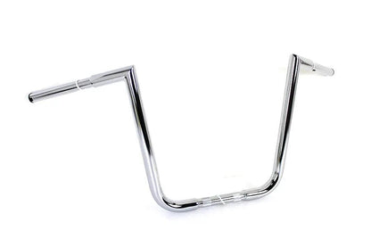 MCM 14 Inch Ape Hanger Z Handlebar Chrome for Harley Davidson FLTR Models by MCM