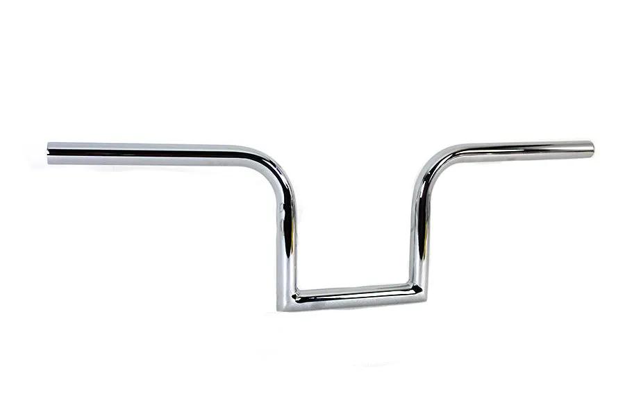 MCM 8 inch Ape Hanger Z Handlebar Chrome for Harley Davidson FXST Models by MCM