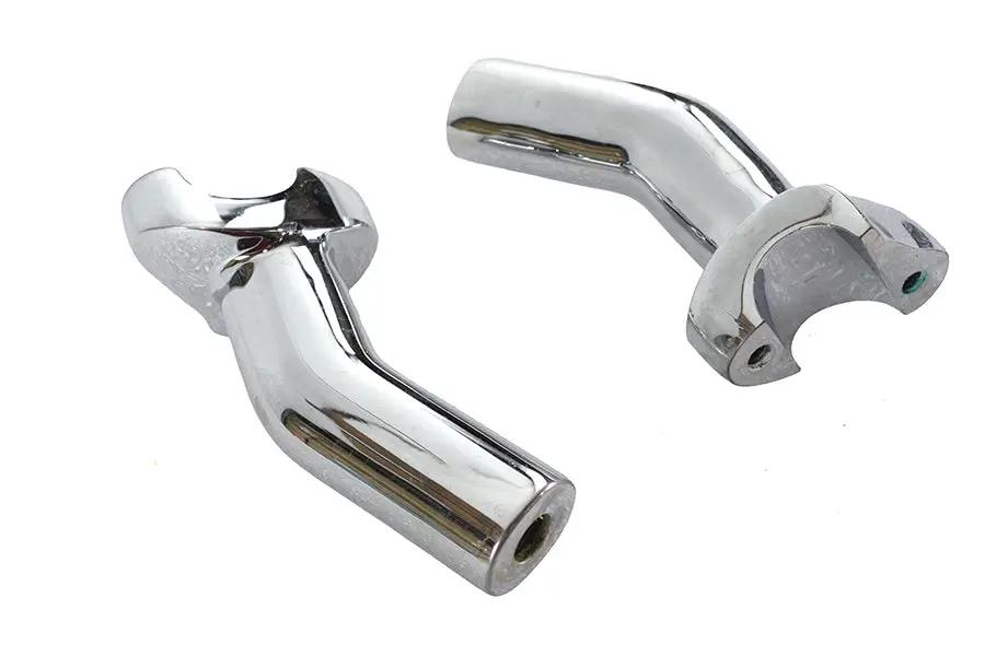 V-Twin Factory Sample Chrome 4 Inch Riser Set for Motorcycles by V-Twin