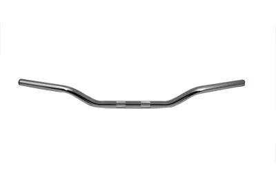 MCM Chrome 1 Inch Handlebar with 2 Inch Rise for Harley Davidson FL and FX Models, Part 31-0019S by MCM