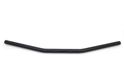 MCM Black 1 inch Drag Handlebar without Indents for Harley Davidson FL & FX Models by MCM