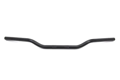 MCM Black 1 Inch Handlebar with 2 Inch Rise for Harley Davidson FL and FX Models - Part 31-0019MBS by MCM
