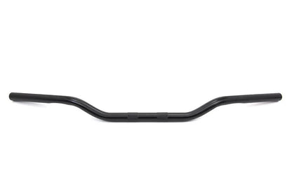 MCM Black 2 Inch Drag Handlebar with Indents for Harley Davidson by MCM