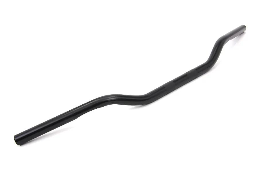 MCM Black 2 Inch Drag Handlebar with Indents for Harley Davidson by MCM
