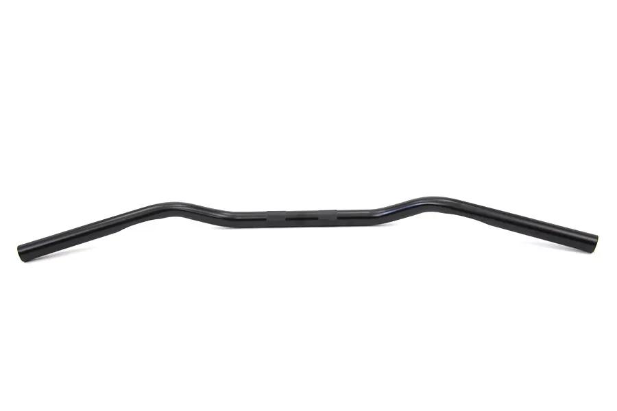MCM Black 2 Inch Drag Handlebar with Indents for Harley Davidson by MCM