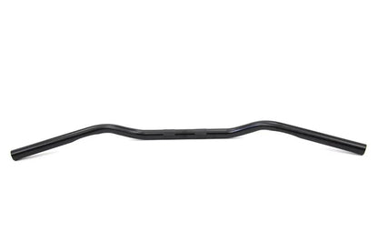MCM Black 2 Inch Drag Handlebar with Indents for Harley Davidson by MCM
