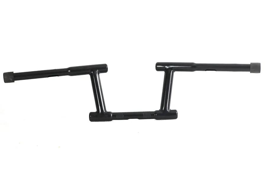 MCM 21054B 6-Inch Z-Bar Racing Handlebar with Indents in Black for Harley Davidson by MCM