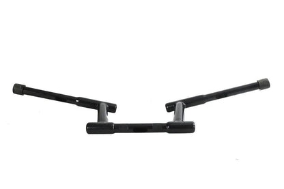 MCM 21054B 6-Inch Z-Bar Racing Handlebar with Indents in Black for Harley Davidson by MCM