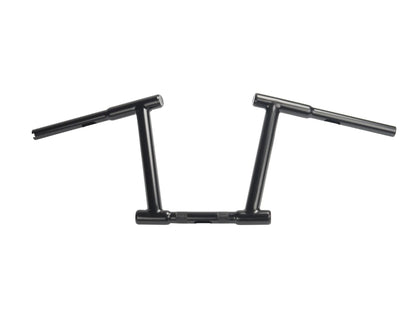 MCM 21056B 10 Inch Z-Bar Racing Handlebar with Indents – Black for Harley Davidson by MCM