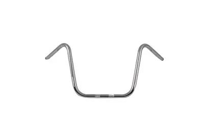 MCM 14 Inch Ape Hanger Handlebar with Indents Chrome for Harley Davidson 1982-1985 FL, FX, XL Models Part #31-0141S by MCM