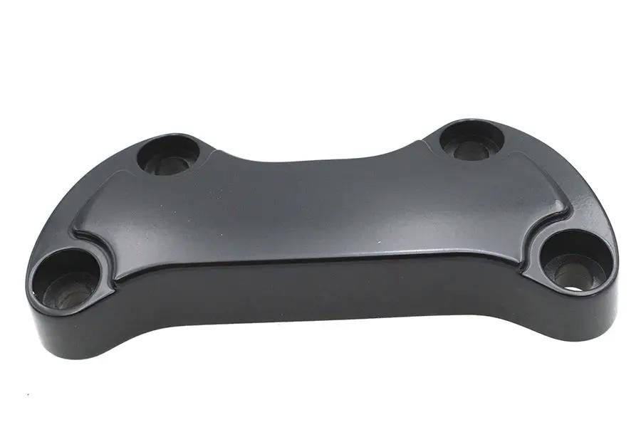 MCM Black Smooth Handlebar Clamp Cover for Harley Davidson FL (1999-2008) by MCM