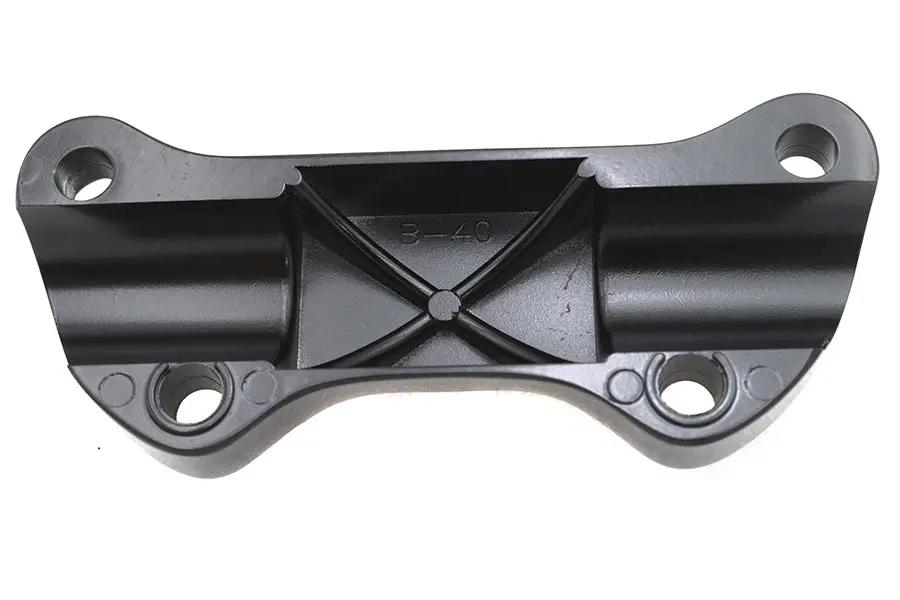 MCM Black Smooth Handlebar Clamp Cover for Harley Davidson FL (1999-2008) by MCM
