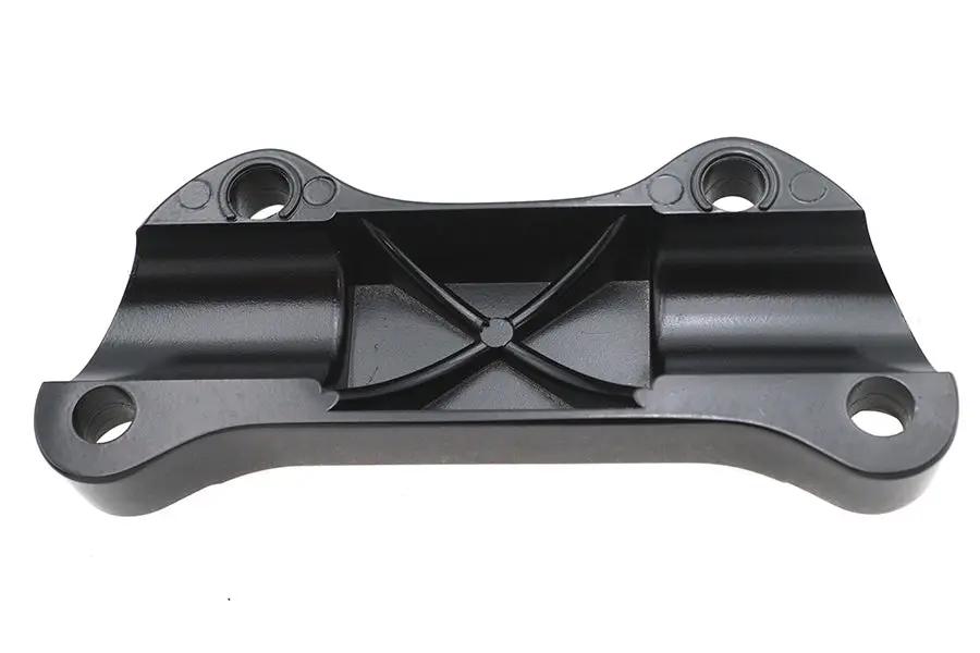 MCM Black Smooth Handlebar Clamp Cover for Harley Davidson FL (1999-2008) by MCM