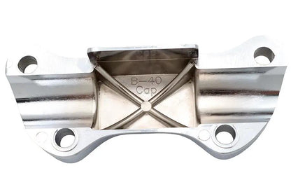 MCM Chrome Smooth Handlebar Clamp Cover with Skirt for Harley Davidson FL Models by MCM